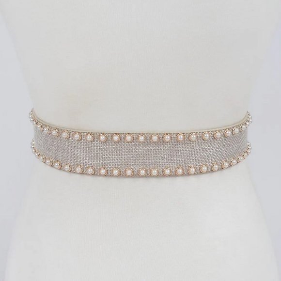 The Athena Pearl Studded Belt - Picture 7 of 7